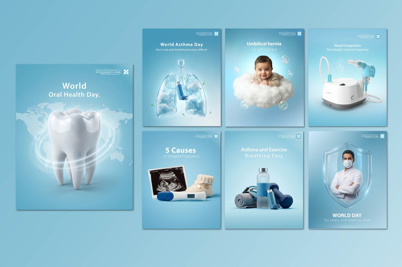 Patient education collateral campaign visual